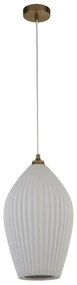 Lustra suspendata design vintage cu abajur ceramic Belle
