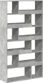 vidaXL Separator de cameră, gri beton, 100x33x187,5 cm, lemn prelucrat