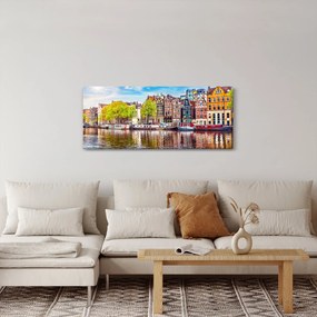 Tablou - Case dansatoare, Amsterdam (120x50 cm)