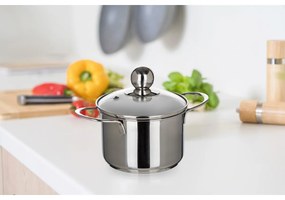 Cratiță din oțel inoxidabil Banquet cu capacPiccolo , 12 cm, 0,85 l