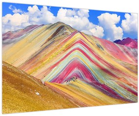 Tablou - Muntele Curcubeu, Peru (90x60 cm)