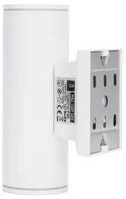Aplică de exterior Aigostar 2xGU10/230V alb IP65 rotund