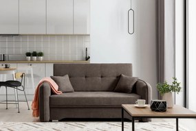 OFERTA Canapea extensibila 2 locuri LAINE, maro, calitate II