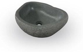 Lavoar din piatră naturală de râu Lavabo Cut - mic