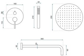 Set de dus incastrat Rea Lungo Grip Gun Gri + BOX