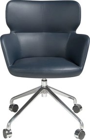 Scaun de birou elegant Blue swivel office