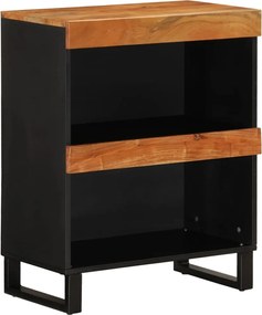 vidaXL Dulap lateral, 60x33x75 cm, lemn masiv de acacia