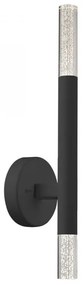 Aplica de perete LED design minimalist One, negru mat