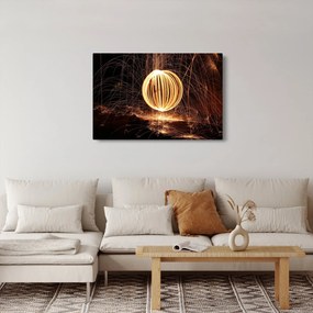 Tablou cu bilă iluminată (90x60 cm)