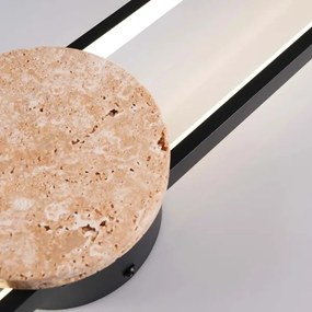 Aplica de perete FLORENTYNA LED/24W/230V 4000K negru/bej