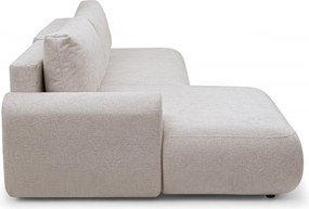 Colțar extensibil Lotulis L II stânga - țesătură hidrofobă crem Blur 01