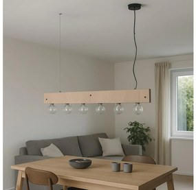 Lustră pe cablu ONLI ARGO 6xE27/22W/230V bej