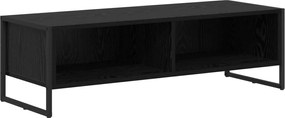 vidaXL Cabinet TV Stejar Negru 100 x 36.5 x 30.5 cm Lemn compozit