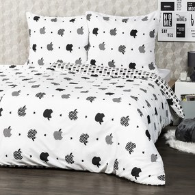 Lenjerie de pat micro 4Home Appletime, 140 x 200 cm, 70 x 90 cm