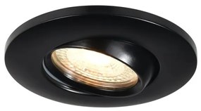 Spot incastrabil pentru baie IP44 Umberto Black