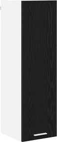 vidaXL Dulap suspendat Stejar Negru 30 x 31 x 100 cm Lemn compozit