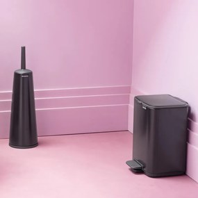 Cos de gunoi Brabantia Bo Pedal 1010136, 4 l, Inchidere usoara, Baza antiderapanta, Negru