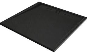 Mexen Amon cadă de duș pătrată SMC 80 x 80 cm, negru - 4F708080