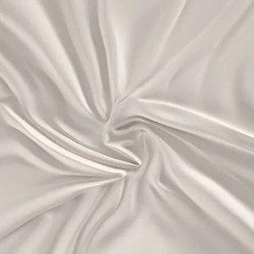 Cearșaf de pat Kvalitex Luxury collection din satin alb, 220 x 200 cm