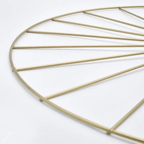 Lustră pe cablu MONTANA 1xE27/15W/230V d. 30 cm auriu/negru