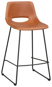 Scaune de bar maro coniac 2 buc. 89 cm Manning - Rowico