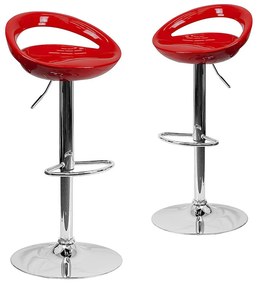 2 buc scaune de bar Kitti-visiniu