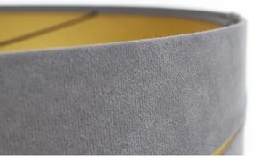 Lustră pe cablu SWING 1xE27/60W/230V gri/auriu