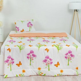 Stanex CLASSIC set de vară Spring orange , 140 x200 cm, 40 x 60 cm