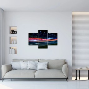 Tabloul orașului nocturn (90x60 cm)