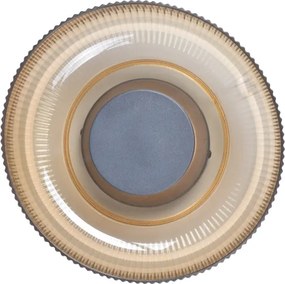 Plafonieră LED ITALUX PASSO WL-36482-YLL-LED, 8 W, 230 V, 3000 K, Ø 25 cm, bej fumuriu
