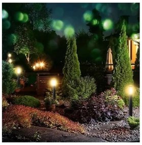 Lampă de exterior 1xE27/60W/230V IP44 80cm neagră