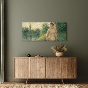 Tablou - Camille Pissarro, The Bather, reproducere (120x50 cm)