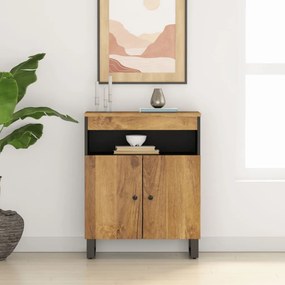 352916 vidaXL Servantă cu 2 uși, 60x33x75 cm, lemn masiv de mango
