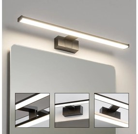 Brilagi - Iluminare LED pentru oglindă de baie VESTRA LED/12W/230V, 60 cm, IP44, negru
