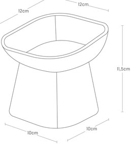 Bol pentru animale de companie din ceramică Tower – YAMAZAKI