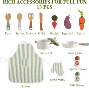 Bucatarie copii din lemn Olive