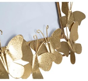 Ramă foto aurie din metal 35x38 cm Butterfly – Mauro Ferretti
