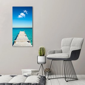 Tablou canvas Debarcader din lemn