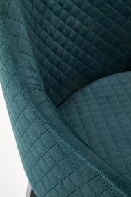 Scaun Toledo 3 velvet verde inchis/Karo4/Monolith 37