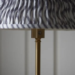 Endon 114785 - Lampă de podea LED reîncărcabilă, dimabilă BURLEY LED/1,5W/5V alamă/gri