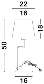 Veioza, lampa de masa design modern SAVONA NVL-9919152