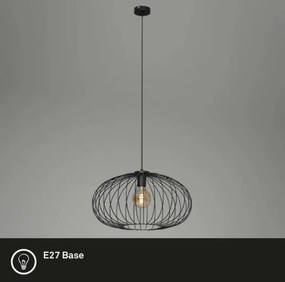 Lustră pe cablu KAGO 1xE27/60W/230V Briloner 4023-015