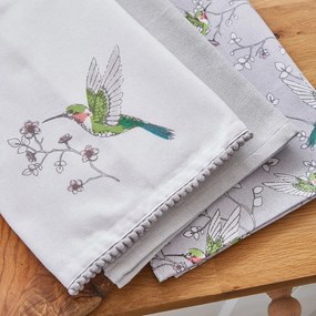 Prosoape de bucătărie din bumbac 3 buc. 45x65 cm Hummingbirds – Cooksmart ®