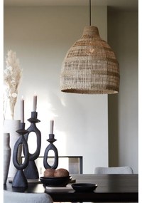 Lustră în culoare naturală cu abajur din iarbă de mare ø 50 cm Sagar – Light &amp; Living