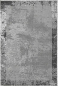 Covor 1921 - V2, 80x120 cm, forma dreptunghiulara, poliester, gri