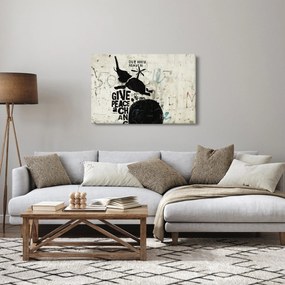 Tablou - Elefant deasupra solului (90x60 cm)