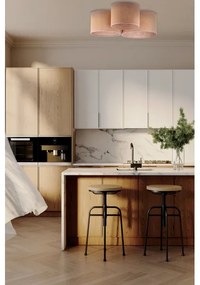 Duolla - Plafonieră ROLLER TRIO 3xE27/60W/230V bej