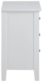 Noptieră LARA alb