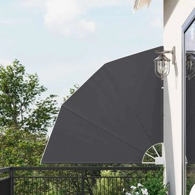 vidaXL Ecran de intimitate pentru balcon Negru 140 x 140 cm țesătură