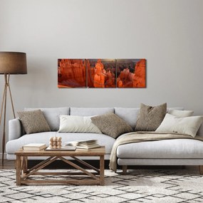 Tablou - Parcul național Utah (cu ceas) (90x30 cm)